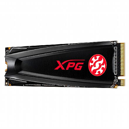 SSD - SSD M.2 512GB Adata XPG Gammix S5 - NVMe - Leitura 2100MB/s - Gravação 1500MB/s - AGAMMIXS5-512GT-C