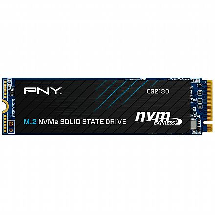 SSD - SSD M.2 500GB PNY CS2130 - NVMe - Leitura 3500MB/s - Gravação 925MB/s M280CS2130-500-RB