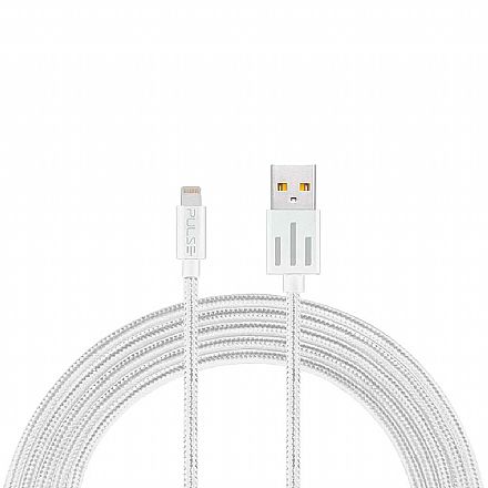 Acessorios de telefonia - Cabo Lightning para USB - Iphone MFI - 1.5 Metro - Acabamento Premium - Branco - Multilaser Pulse WI414