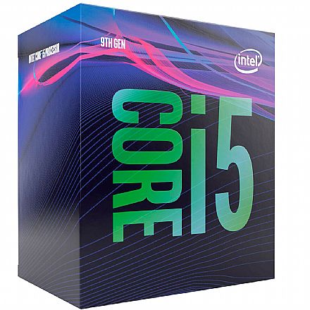 Processador Intel - Intel® Core i5 9500F - LGA 1151 - Hexa Core - 3.0GHz (Turbo 4.4GHz) - Cache 9MB - 9ª Geração - BX80684I59500F