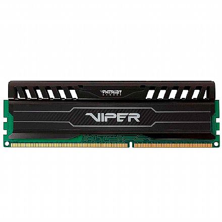 Memória para Desktop - Memória 8GB DDR3 1600MHz Patriot Viper 3 - CL10 - PV38G160C0