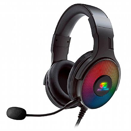 Fone de Ouvido - Headset Gamer Fortrek G Cruiser - Surround 7.1 - LED RGB - com Microfone - USB - 70531