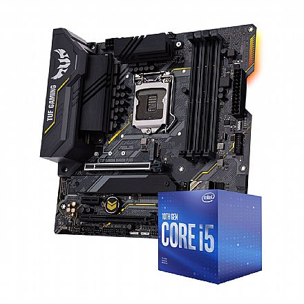 Kit Upgrade - Kit Upgrade Processador Intel® Core™ 5 10400F + Placa Mãe Asus TUF B460M PLUS GAMING/BR