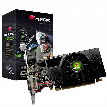Placa de Vídeo - GeForce GT 730 2GB GDDR3 128 bits - Low Profile - AFOX AF730-2048D3L6