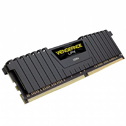 Memória para Desktop - Memória 8GB DDR4 3600MHz Corsair Vengeance LPX - CL18 - CMK64GX4M8X3600C18