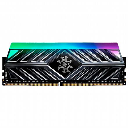 Memória para Desktop - Memória 16GB DDR4 2666MHz XPG Spectrix D41 RGB - CL 16 - Cinza - AX4U2666316G16-DT41