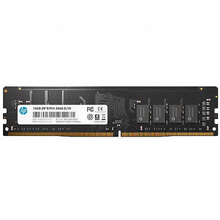 Memória para Desktop - Memória 16GB DDR4 2666MHz HP V2- CL19 - 7EH56AA#ABM