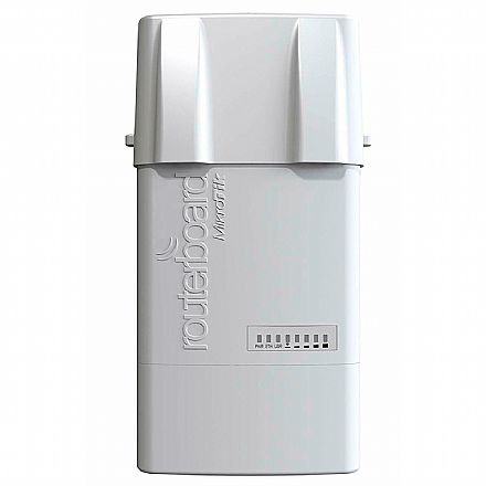 Roteador, Repetidor & Acess Point - CPE Mikrotik BaseBox 5 - 5GHz - Gigabit - RouterOS - 2 SMA - Slot miniPCI-e - RB912UAG-5HPND-OUT