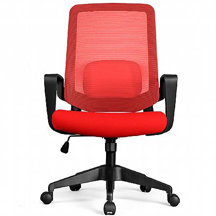 Cadeiras - Cadeira de Escritório DT3 Office Verana V2 - Vermelha - 12076-6