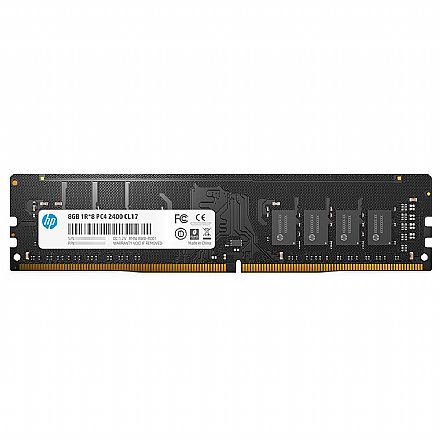 Memória para Desktop - Memória 8GB DDR4 2400MHz HP V2 - CL17 - 7EH52AA#ABM