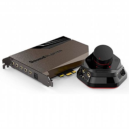 Placa de Som - Placa de Som Creative Sound Blaster AE-7 - com Módulo Audio Control - PCI-E - 70SB180000000