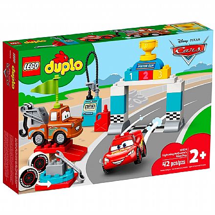 Brinquedo - LEGO Duplo - Dia da Corrida do Relâmpago McQueen - 10924