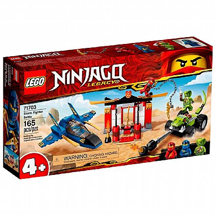 Brinquedo - LEGO Ninjago - Batalha Lutador da Tempestade - 71703