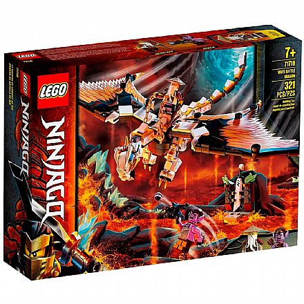 Brinquedo - LEGO Ninjago - Dragão de Combate de Wu - 71718