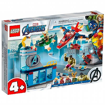 Brinquedo - LEGO Super Heroes Marvel - Vingadores: A Ira de Loki - 76152