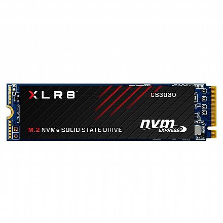 SSD - SSD M.2 250GB PNY CS3030 - NVMe - Leitura 3.500MB/s - Gravação 1.050MB/s - M280CS3030-250-RB