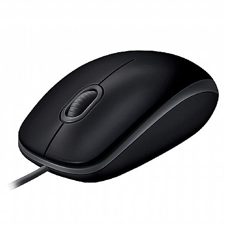 Mouse - Mouse USB Logitech M110 Silent - Clique Silencioso - Ambidestro - Preto - 910-005493