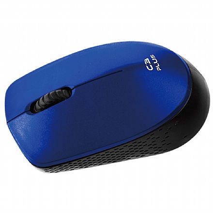 Mouse - Mouse sem Fio C3Plus M-W17BL - 2.4GHz - 1000dpi - Azul
