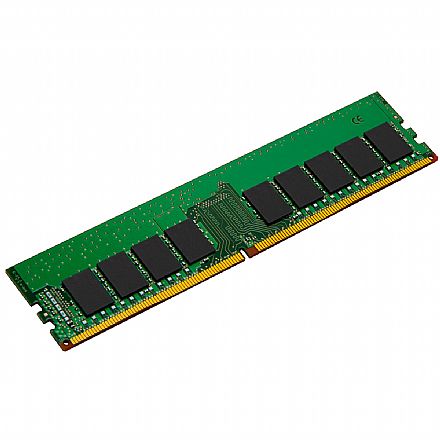 Memória para Desktop - Memória Servidor 8GB DDR4 Kingston KSM24ES8/8ME - PC4-2400 - ECC - CL17 - Unbuffered - 288-Pin DIMM