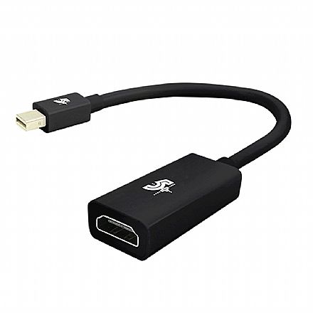 Cabo & Adaptador - Conversor Mini DisplayPort para HDMI - 15cm - Chip SCE 075-0824