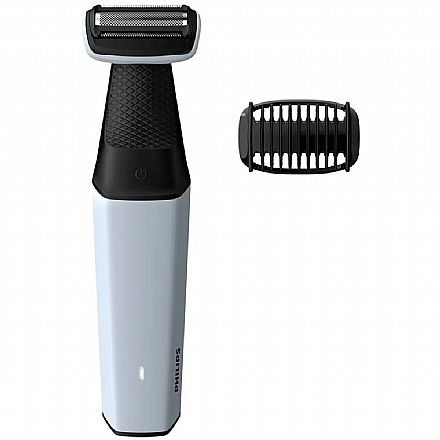 Beleza e Cuidado Pessoal - Aparador de Pelos Corporal Philips Bodygroom BG3005/15 - A Prova D`água