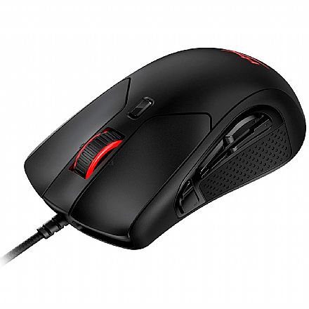 Mouse - Mouse Gamer Kingston HyperX Pulsefire Raid - 16000dpi - LED RGB - 11 Botões Programáveis - HX-MC005B