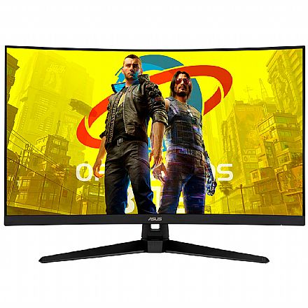 Monitor - Monitor Gamer 31.5" Asus TUF Curvo VG32VQ1B - WQHD 2560x1440 - FreeSync - 165Hz - 1ms - HDR10 - HDMI/DisplayPort