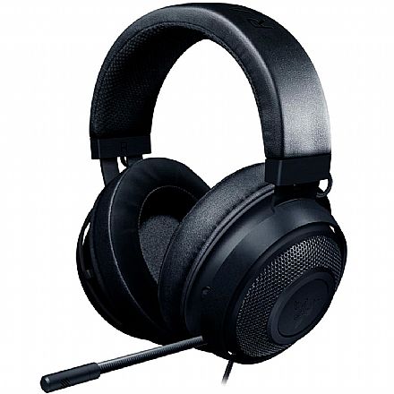 Fone de Ouvido - Headset Gamer Razer Kraken - 7.1 Surround - para Console e PC - Conector P2 - Driver 50mm - Preto - RZ04-02830100-R3U1