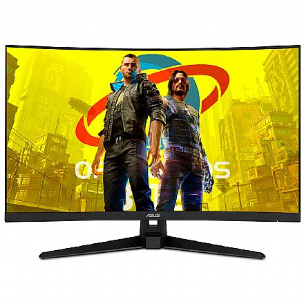 Monitor - Monitor Gamer 31.5" Asus TUF Curvo VG328H1B - Full HD - FreeSync - 165Hz - 1ms - HDMI/DisplayPort