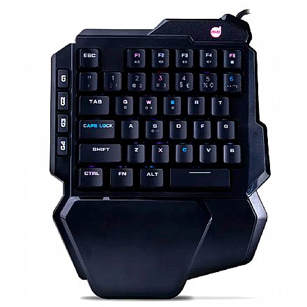 Teclado - Mini Teclado Mecânico Gamer Dazz Shuriken - Switch Azul - LED RGB - 62000020