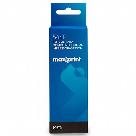 Cartucho - Refil de Tinta Maxprint - Compatível com Epson T544120 - 70ml - Preto - 61000001