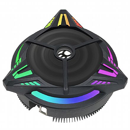 Cooler CPU - Cooler para Processador Gamer Bluecase - Intel / AMD - LED RGB - Universal - BCG-07UARGB