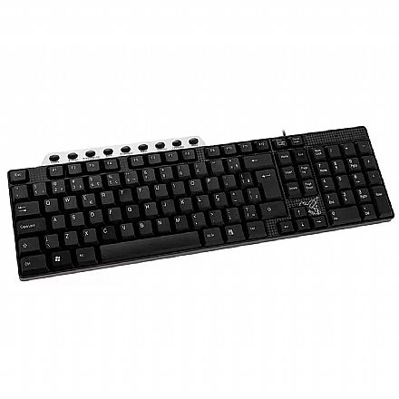 Teclado - Teclado USB Multimídia Maxprint 608054 - ABNT2