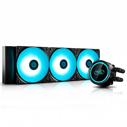 Water Cooler - Water Cooler DeepCool Gammaxx L360 V2 (AMD - Intel) - Anti-Leak - LED RGB - DP-H12RF-GL360V2C