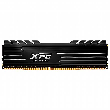Memória para Desktop - Memória 8GB DDR4 3200MHz Adata XPG Gammix D10 - CL16 - Preto - AX4U32008G16A-SB10
