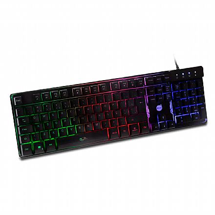 Teclado - Teclado Gamer Dazz Rapid Fire Revolution - ABNT2 - RGB - 625203