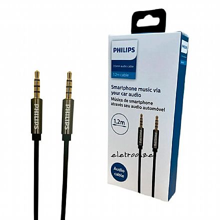 Cabo & Adaptador - Cabo P3 - 1.2 metros - Philips SWA4211/59