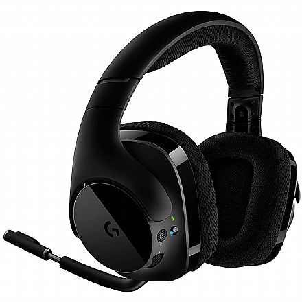Fone de Ouvido - Headset Gamer Sem Fio Logitech G533 - 7.1 Surround - Drivers Pro-G - 981-000633