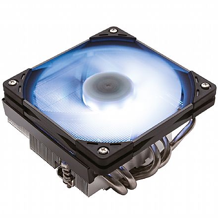 Cooler CPU - Cooler para Processador Scythe Big Shuriken 3 - Intel / AMD - RGB - Low Profile - SCBSK-3000R