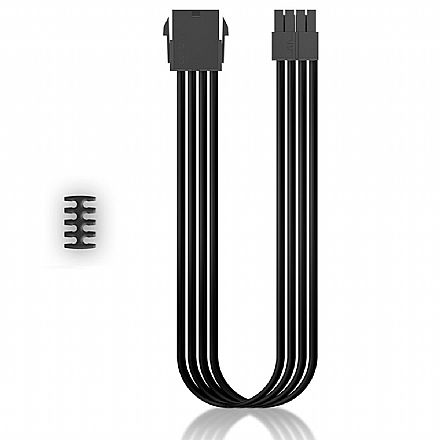 Cabo & Adaptador - Extensor de Cabo 8 Pinos - 30cm - Preto - Deepcool EC300-CPU8P-BK