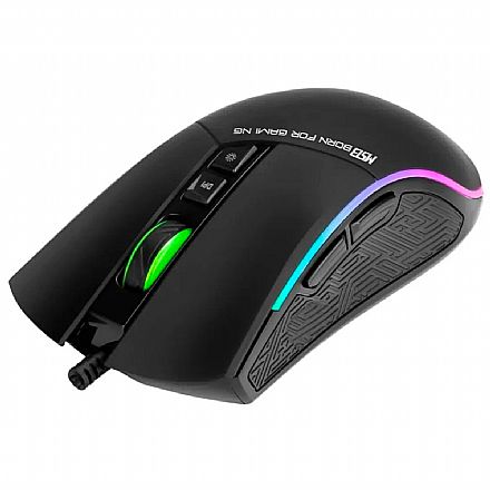Mouse - Mouse Gamer Marvo Scorpion M513 - 4800dpi - 7 Botões Programáveis - RGB