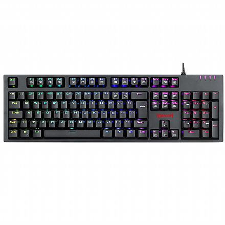 Teclado - Teclado Mecânico Gamer Redragon Amsa Pro - ABNT2 - RGB Chroma - Switch Azul - K592RGB-PRO