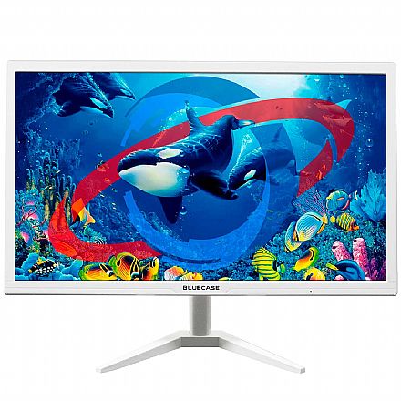 Monitor - Monitor 21.5" Bluecase BM22X1HVW - Full HD - 60Hz - 3ms - HDMI / VGA - Branco