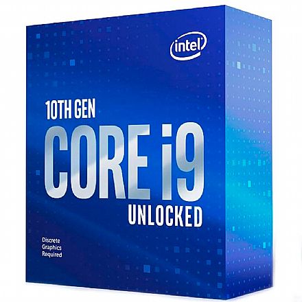 Processador Intel - Intel® Core i9 10850K - LGA 1200 - 3.6GHz (Turbo 5.2GHz) - Cache 20MB - 10ª Geração - BX8070110850K