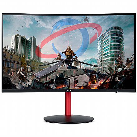 Monitor - Monitor Gamer 23.6" Acer XZ242Q - Full HD - 144Hz - 4ms/1ms - Freesync - HDR400 - HDMI/DisplayPort