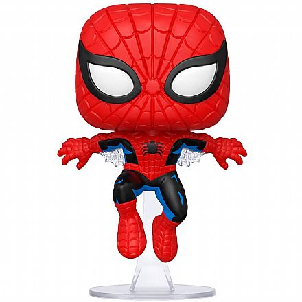 Brinquedo - POP! Heroes - Especial Marvel Anos 80 - Homem Aranha First Appearance - Funko 593