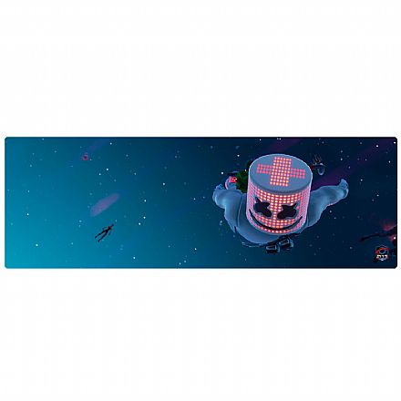 Mouse pad - Mousepad Bits Gamer Marshmello - Extra Grande: 680 x 350mm