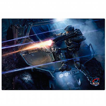 Mouse pad - Mousepad Bits Gamer Halo - Grande: 400 x 280mm