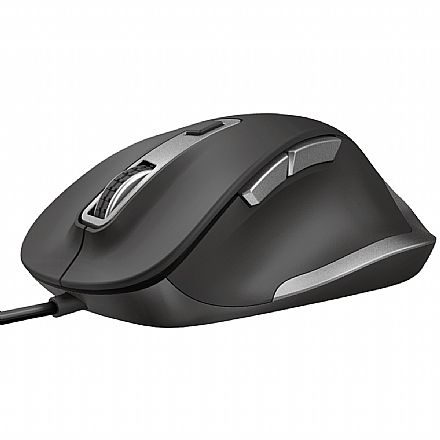 Mouse - Mouse USB Trust Confort Fyda - 5000dpi - 6 Botões - T23808