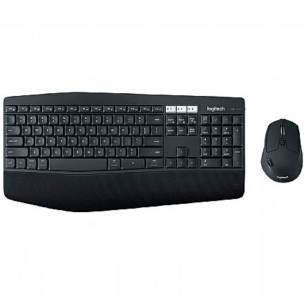 Kit Teclado e Mouse - Kit Teclado e Mouse sem Fio Logitech MK850 - Bluetooth e Unifying - Padrão US - 920-008219